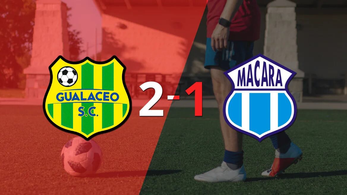 Gualaceo consiguió una victoria en casa por 2 a 1 ante Macará