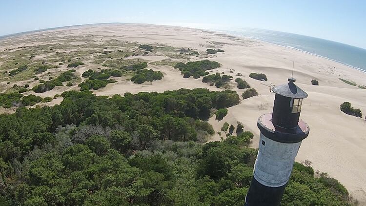 Zona de médanos en Villa Gesell