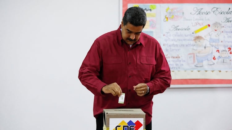 Maduro se impuso en las fraudulentas elecciones de mayo (Reuters)