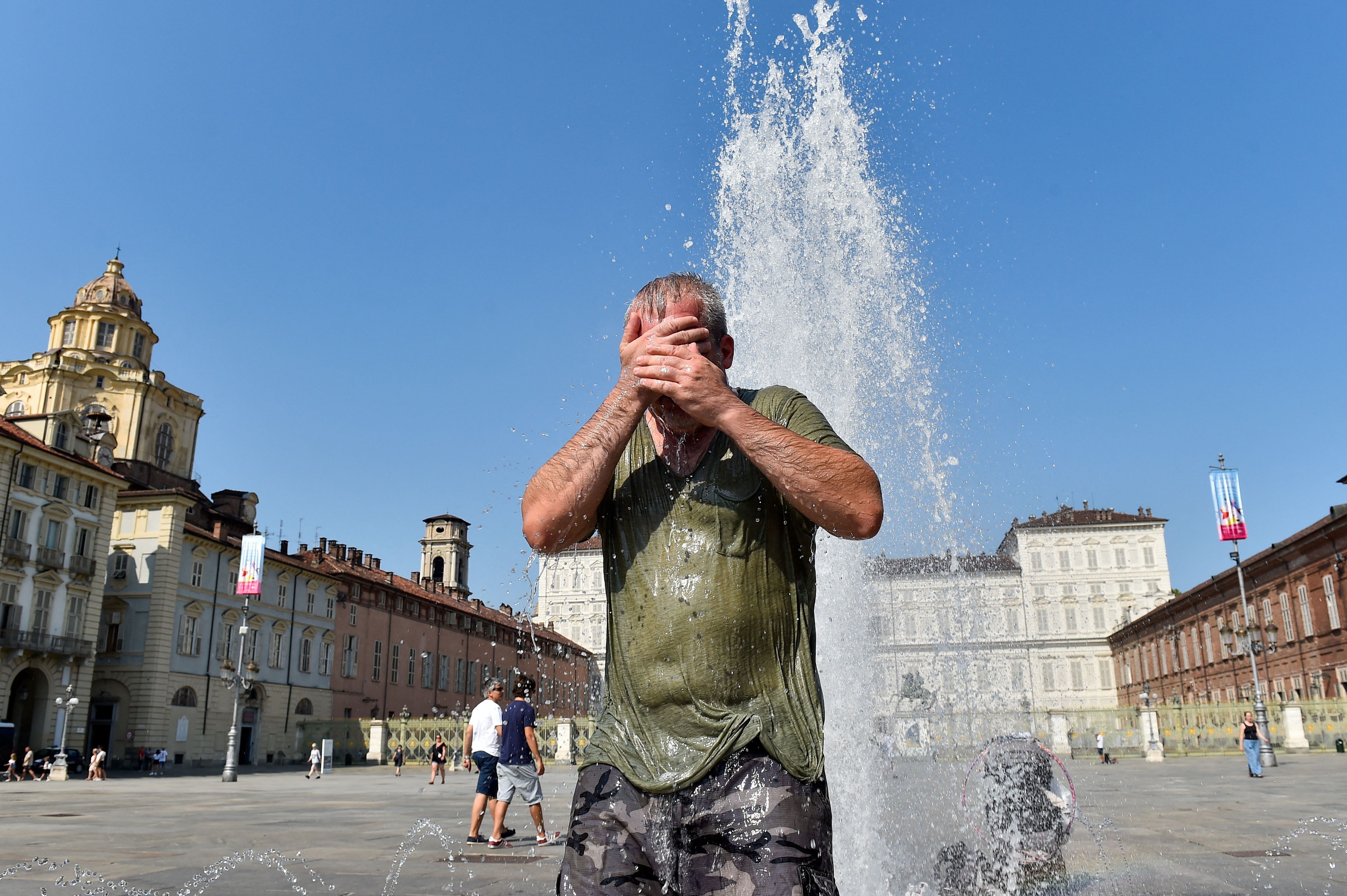 Heat wave in Turin, Italy (Reuters)