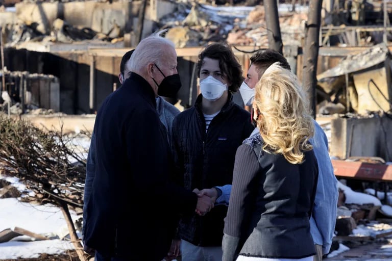 Joe Biden attributed devastating fires in Colorado to climate change