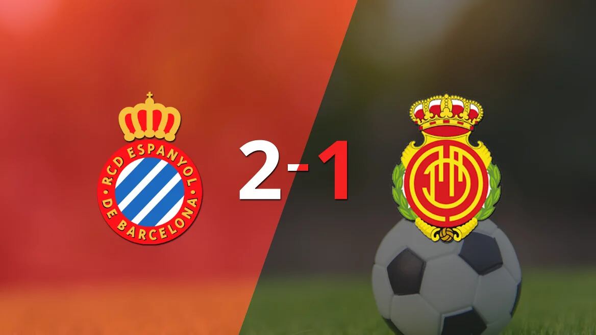 Martin Braithwaite marca un doblete en la victoria 2-1 de Espanyol ante Mallorca