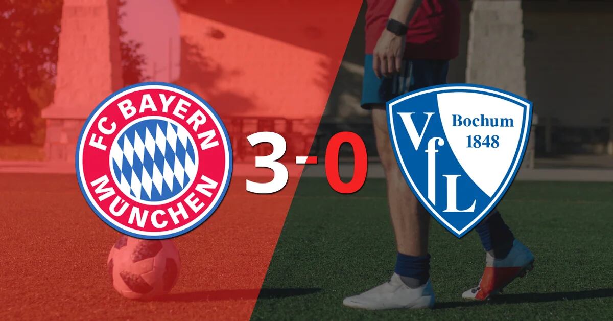 Bochum were easily outplayed and fell 3-0 to Bayern Munich