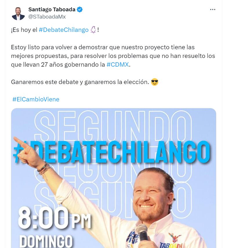 Santiago Taboada - México - 21 de abril