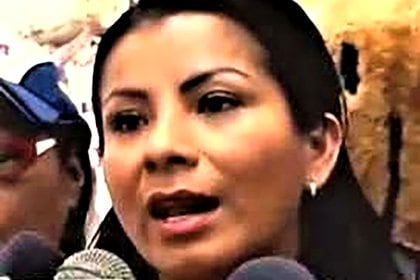 La ministra de Pueblos Indígenas, Yailet Mirabal