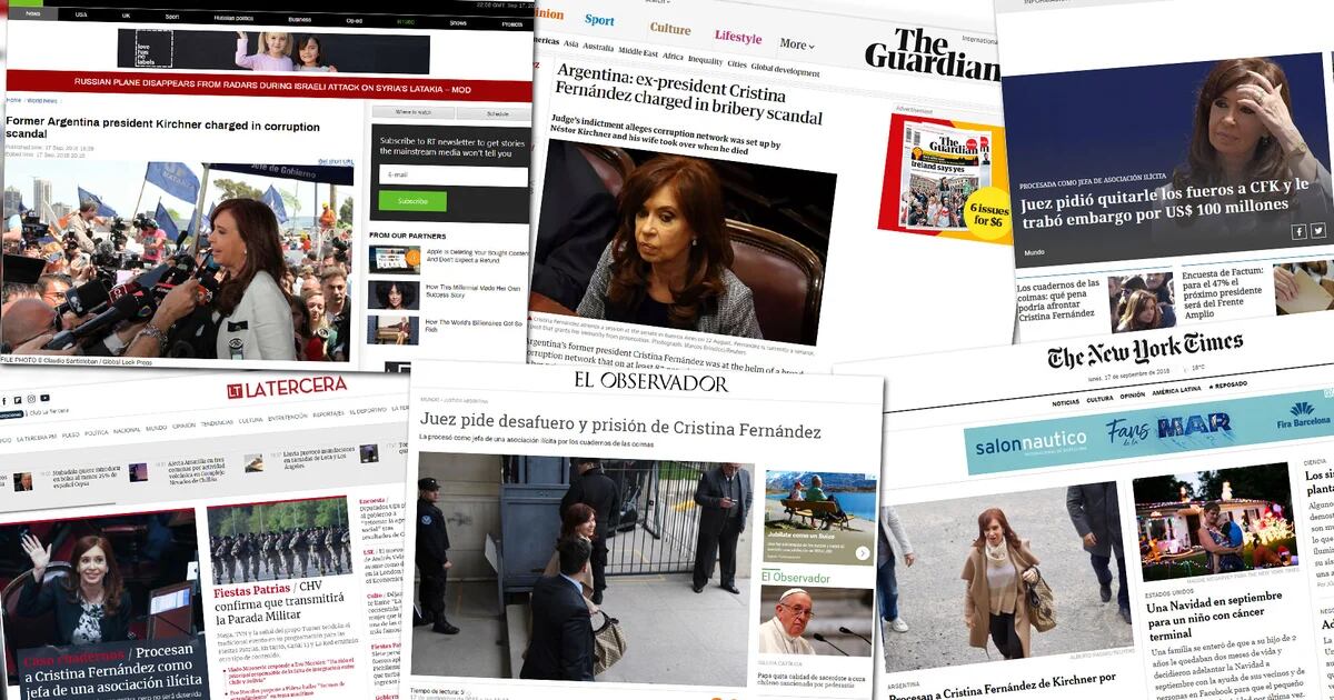 Acusada De Corrupción El Procesamiento De Cristina Kirchner En Los Medios Del Mundo Infobae
