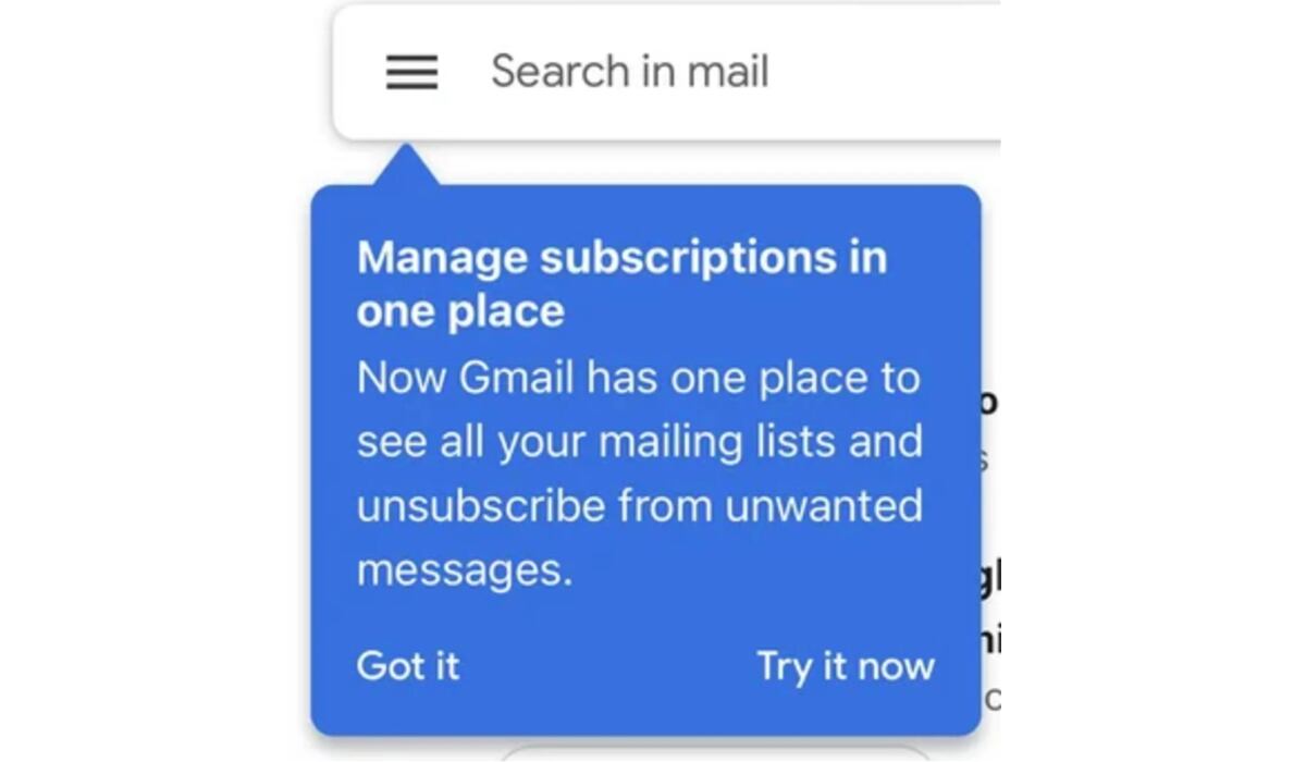 El correo de Google mostrará el listado de suscripciones y la cantidad de mensajes enviados, para saber si se toma la decisión de cancelar el servicio. (@BlanchDuBois74/Reddit)