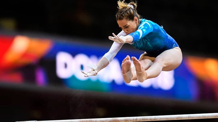 Tarabini fue una de las mejores gimnastas argentinas de la última década, pero las lesiones no la permitieron clasificar a los Juegos Olímpicos 