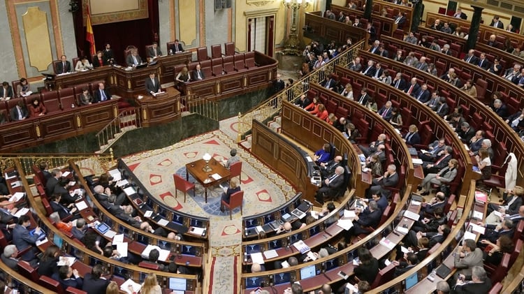El Congreso español (EFE)