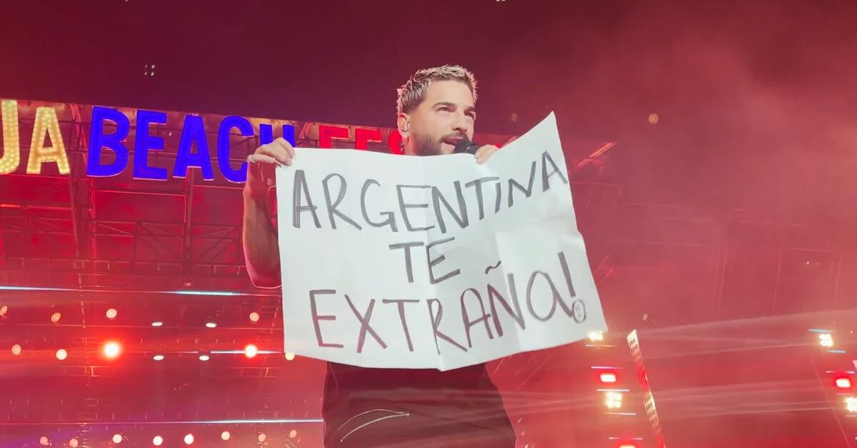 Maluma surpreendeu os fãs argentinos no meio de um show no México