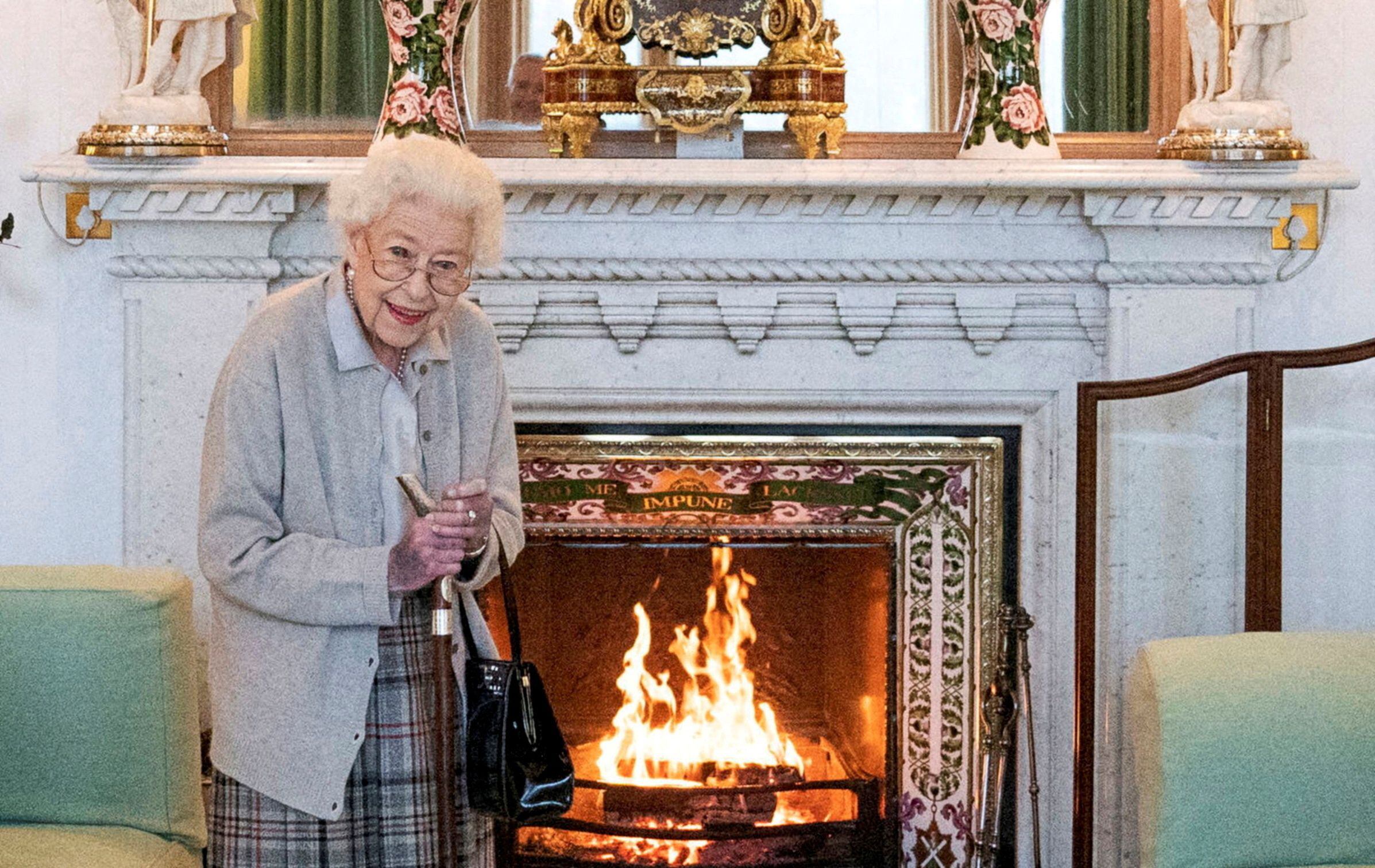 FILE PHOTO: Queen Elizabeth welcomes Liz Truss at Balmoral Castle