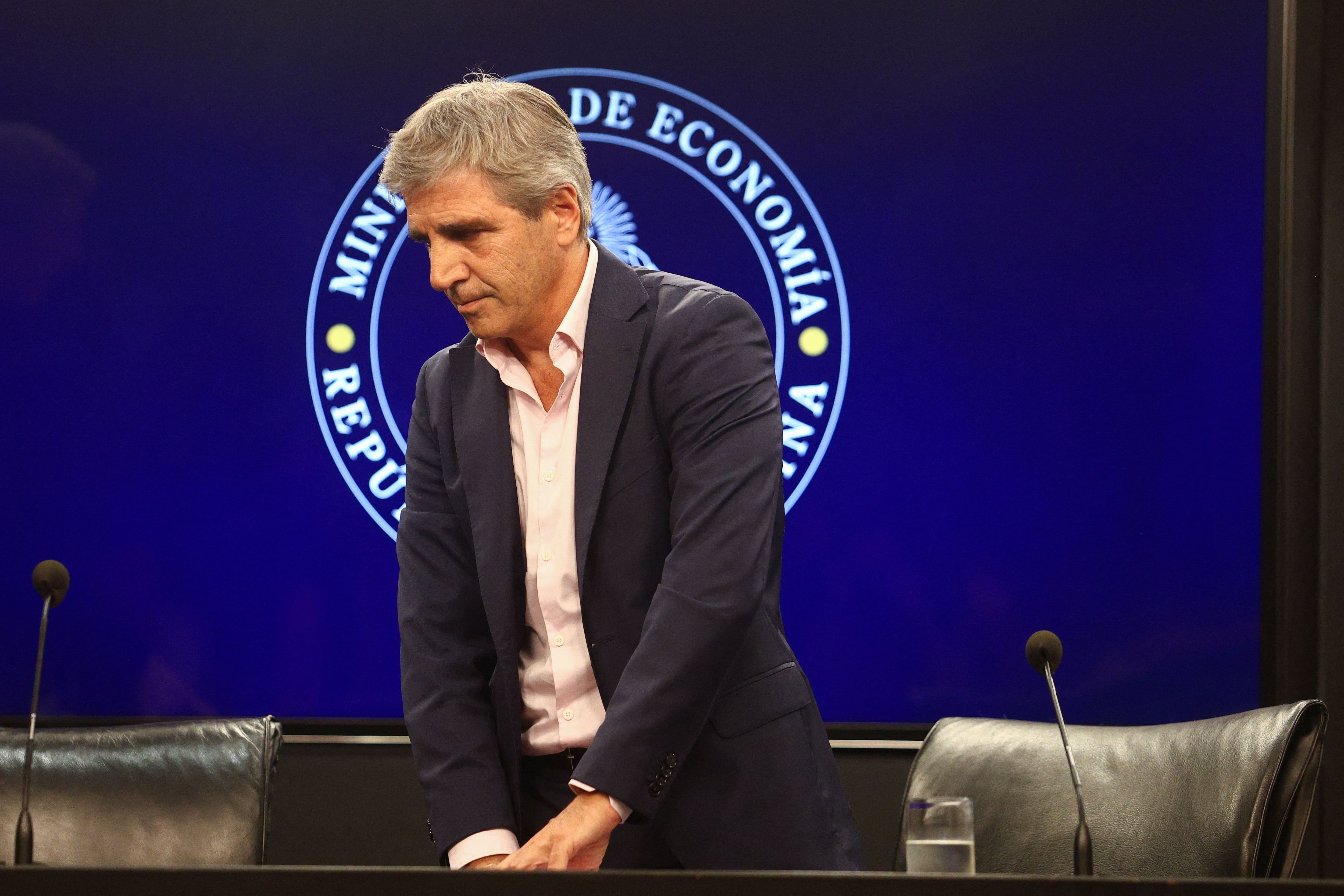 Luis Caputo presentó los lineamientos del nuevo acuerdo con el FMI este miércoles por la noche. REUTERS 