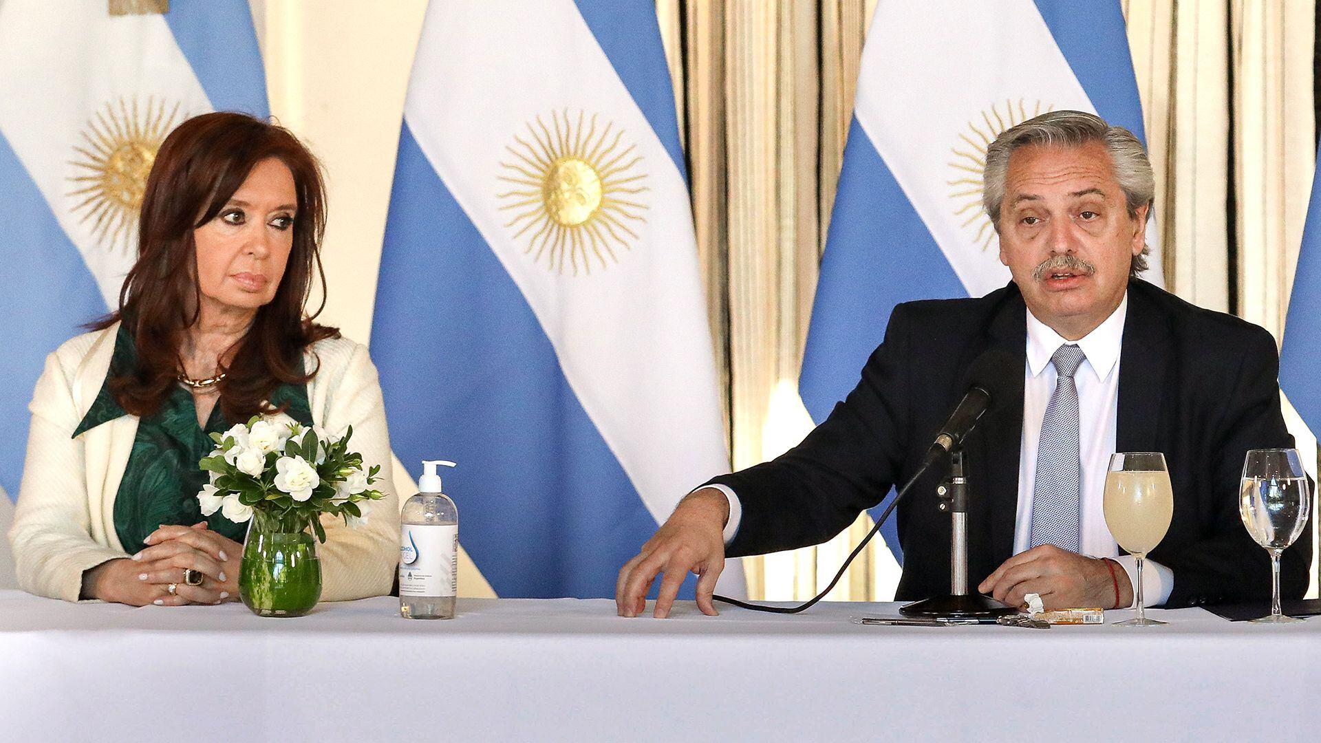 cristina kirchner alberto fernandez portada