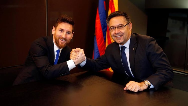Lionel Messi explicó que no tiene poder de decisión en la directiva del FC Barcelona (Reuters)