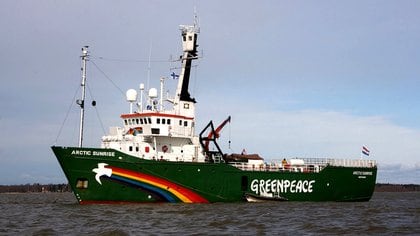 Arctic Sunrise, el buque de Greenpeace.  