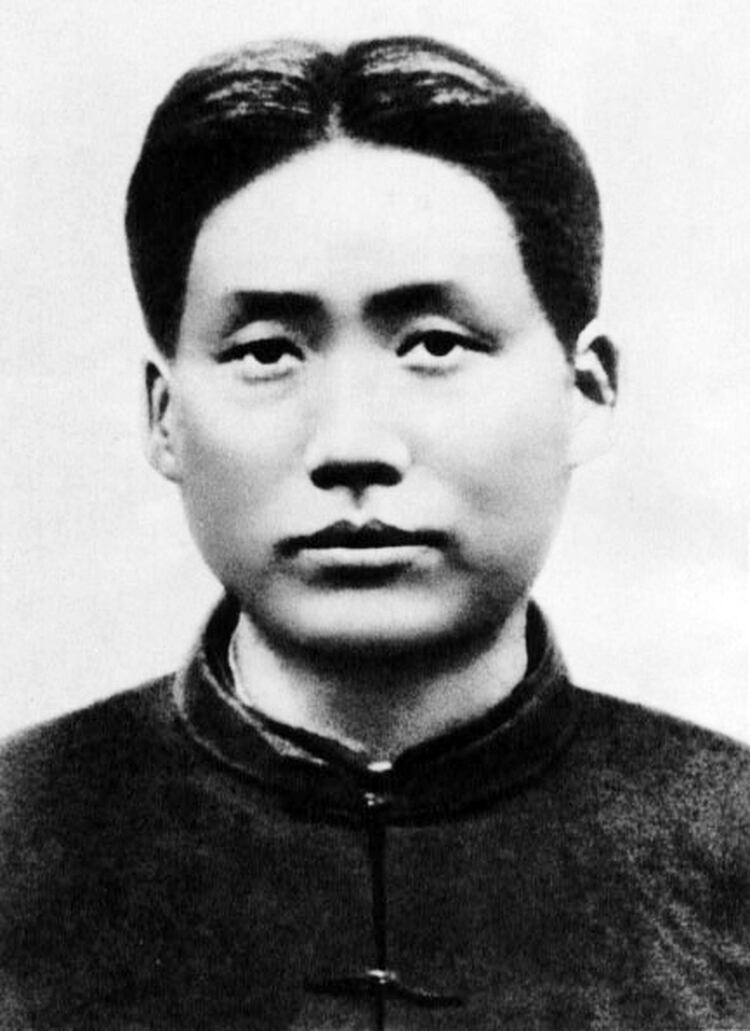 Mao durante su época como joven revolucionario en China. 