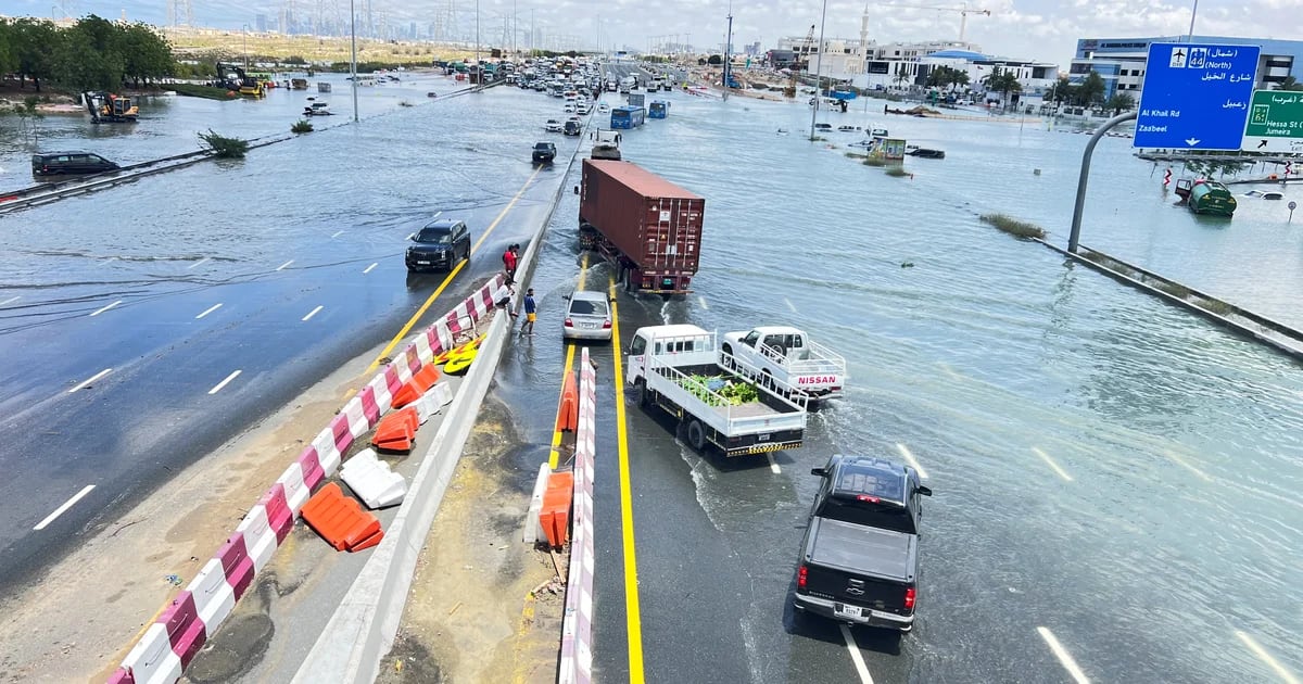 Downpours in Dubai caused 2 years’ worth of rain in just one day