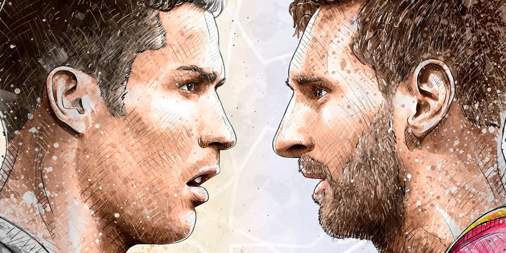  La imagen que publicó la Juventus para encender el primer Cristiano Ronaldo-Lionel Messi en más de dos años y medio