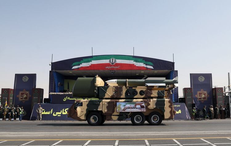 El régimen persa exhibió su poderío militar (Reuters)