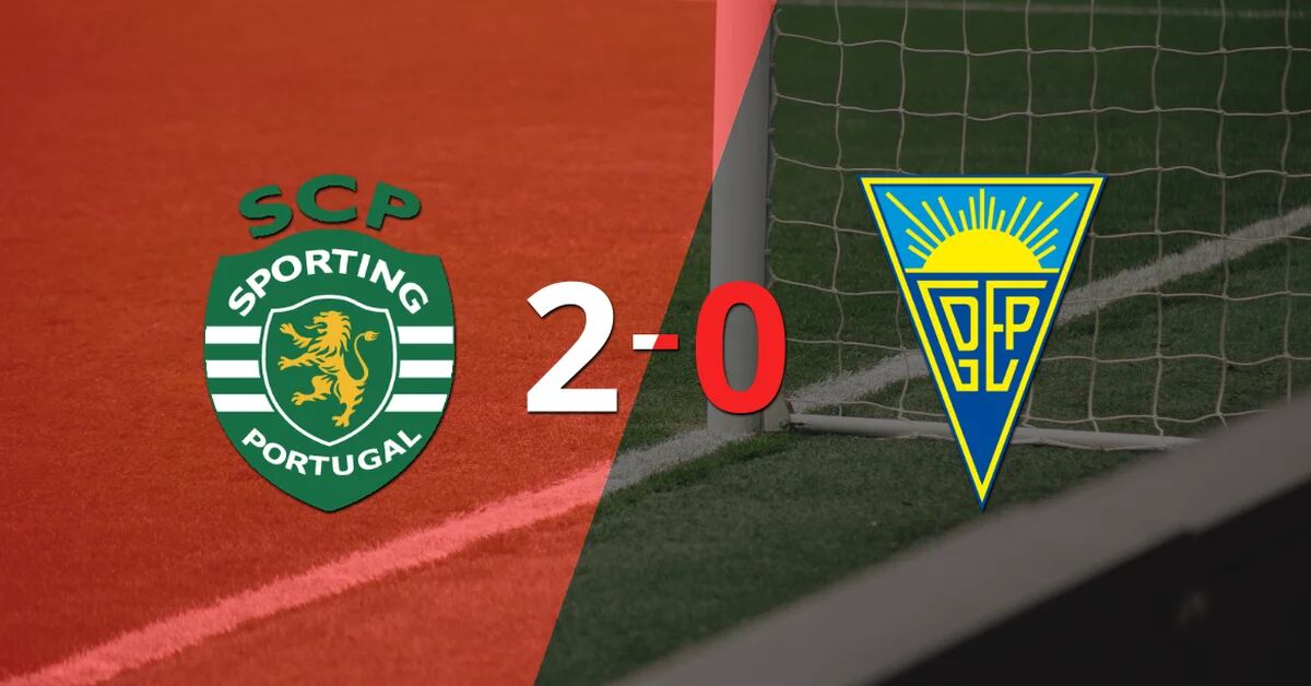 Estoril fell 2-0 on their visit to Sporting Lisbon