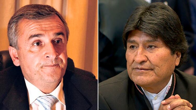 Gerardo Morales y Evo Morales