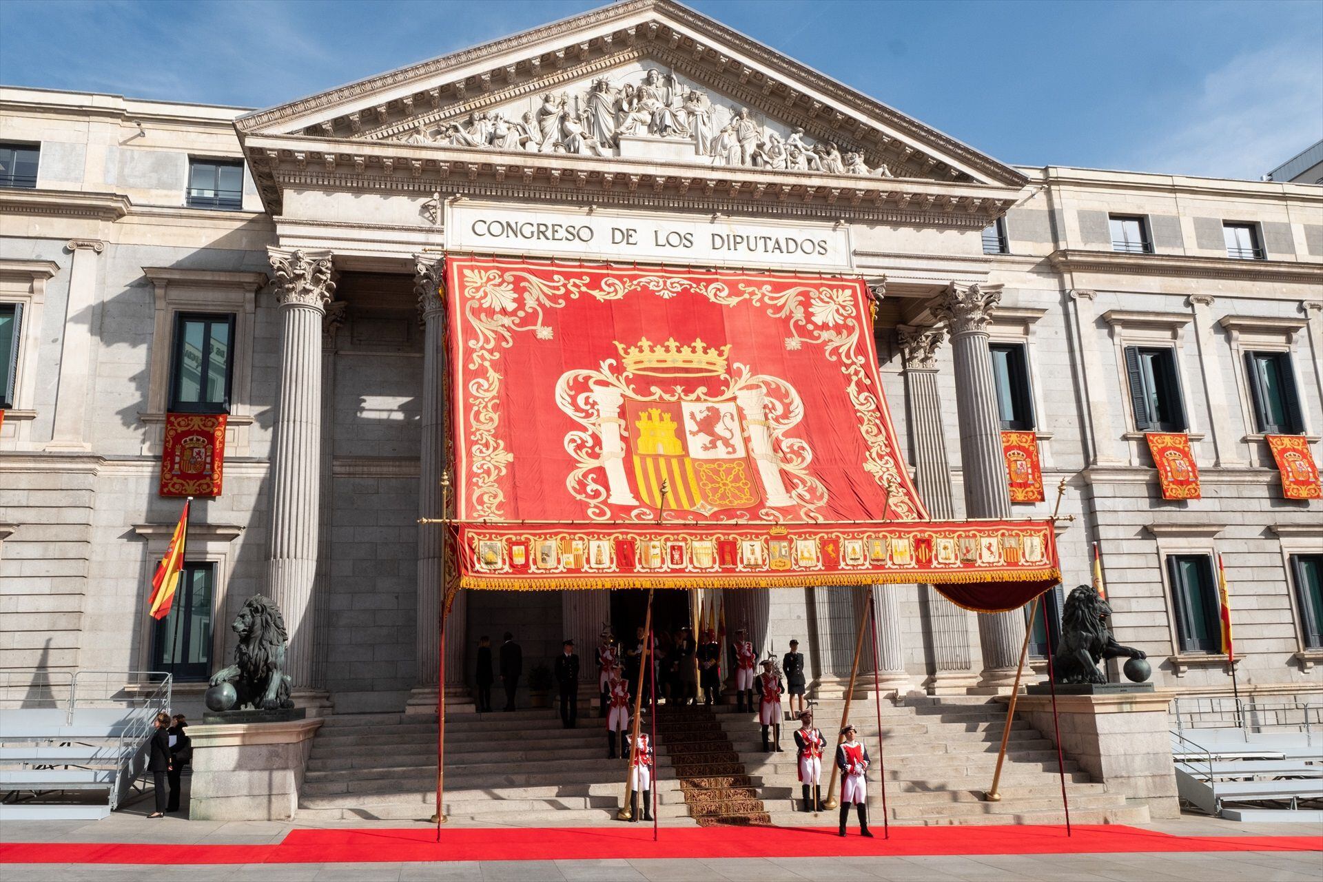 Apertura solemne de Las Cortes de la XIV Legislatura en febrero de 2020.(Jesús Hellín / Europa Press)