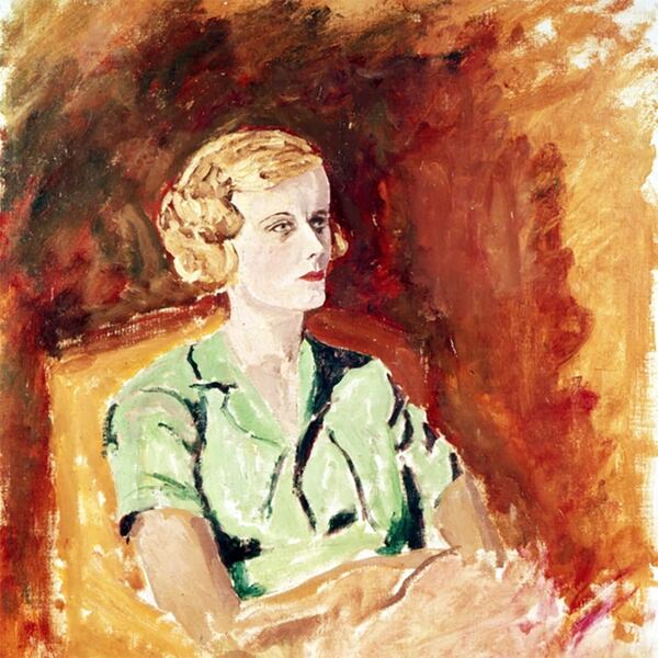 Doris Delvingne, pintada por Churchill