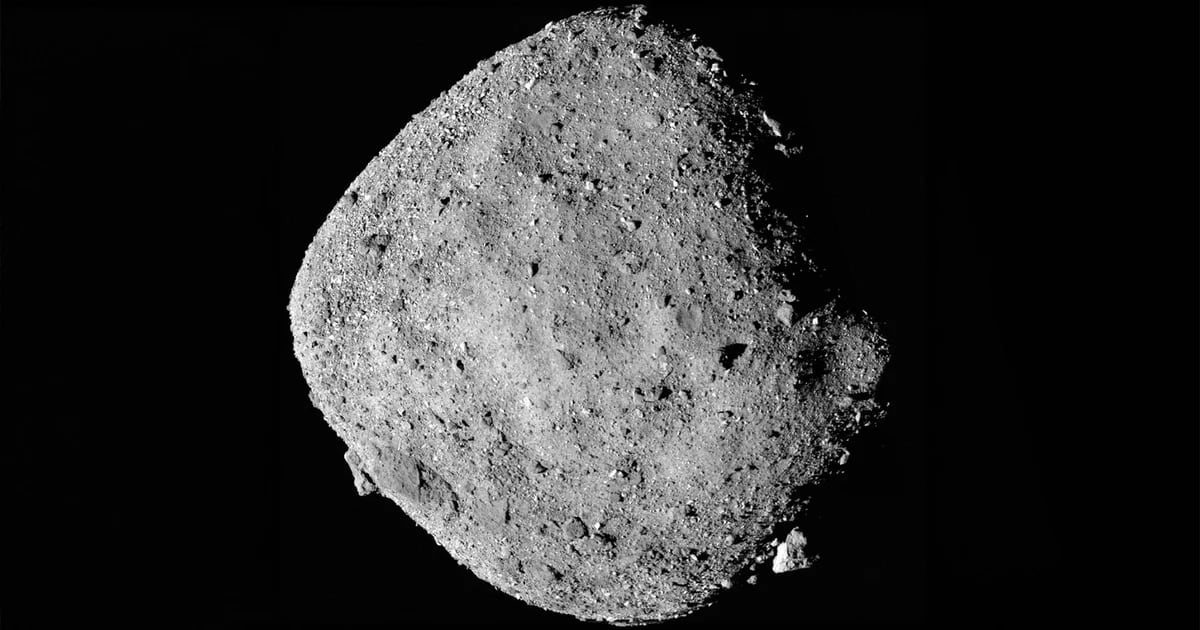 Why might the asteroid visited by NASA be part of an ancient ocean world?