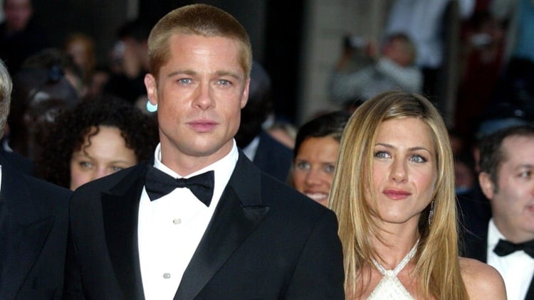 Brad Pitt y Jennifer Aniston en Cannes (2004)