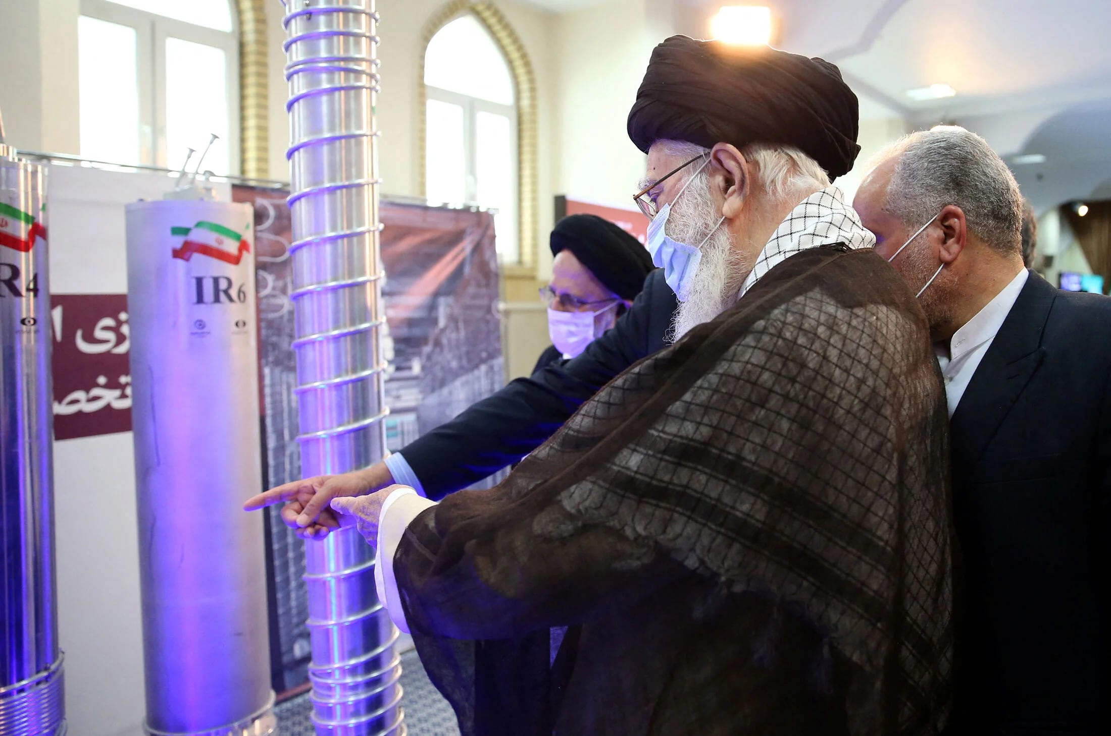 Iran's Supreme Leader Ayatollah Ali Khamenei visits the Iranian centrifuges in Tehran, Iran June 11, 2023. Office of the Iranian Supreme Leader/WANA (West Asia News Agency) via REUTERS   ATTENTION EDITORS - THIS PICTURE WAS PROVIDED BY A THIRD PARTY