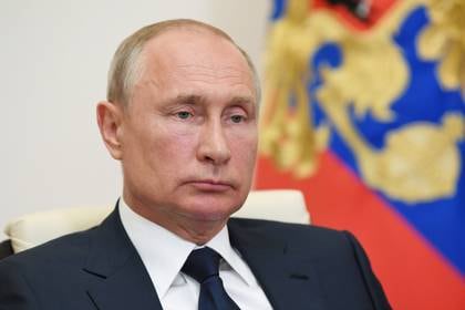 Vladimir Putin, en el anuncio del lunes sobre el fin de las seis semanas no laborables (Reuters)