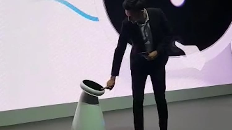 Samsung presentó una línea de robots