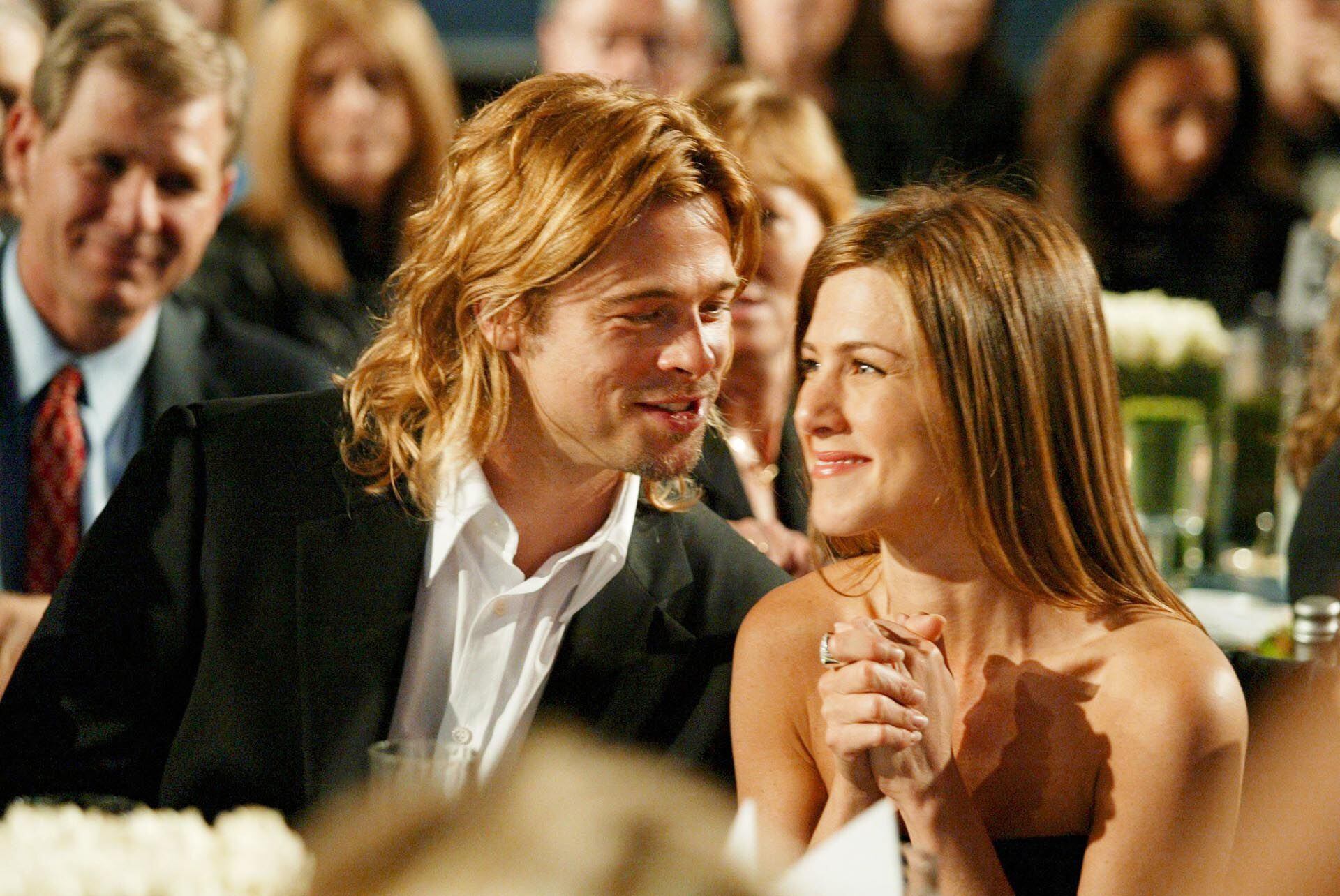 Brad Pitt y Jennifer Aniston (Shutterstock)
