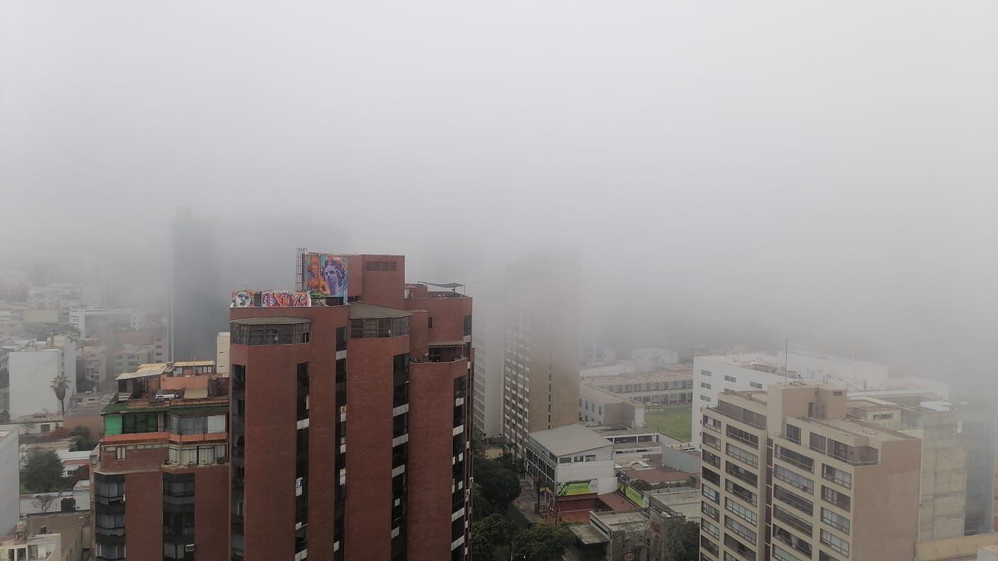 Cielo de Lima del 20 de marzo.