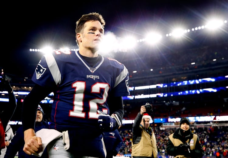 Brady jugó 19 años para los Patriots y ganó 6 títulos de la NFL (USA TODAY)
