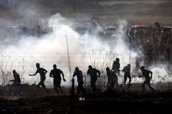 Protesta palestina en Gaza (REUTERS/Amir Cohen TPX IMAGES OF THE DAY)