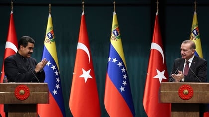 Los regímenes de Venezuela y Turquía han mantenido estrechas relaciones en los últimos años (AP)