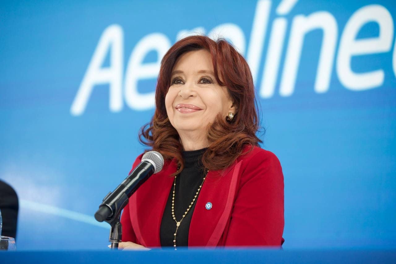 Sergio Massa Cristina Kirchner Acto Aerolineas Argentinas