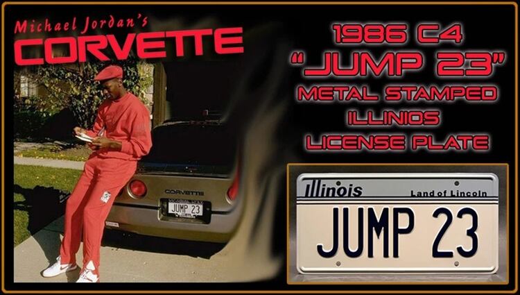 El aviso de la patente del Corvette C4 que se vende en Chicago por 15 dólares.