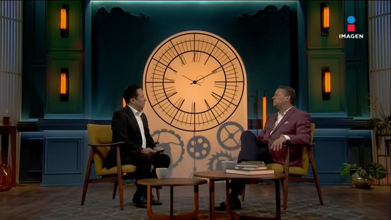 Alfredo Adame nahm sogar an dem Programm „Die Minute, die mein Schicksal verändert hat“ teil, einem Programm von Gustavo Adolfo Infante. (Foto: Screenshot/Fernsehbild)