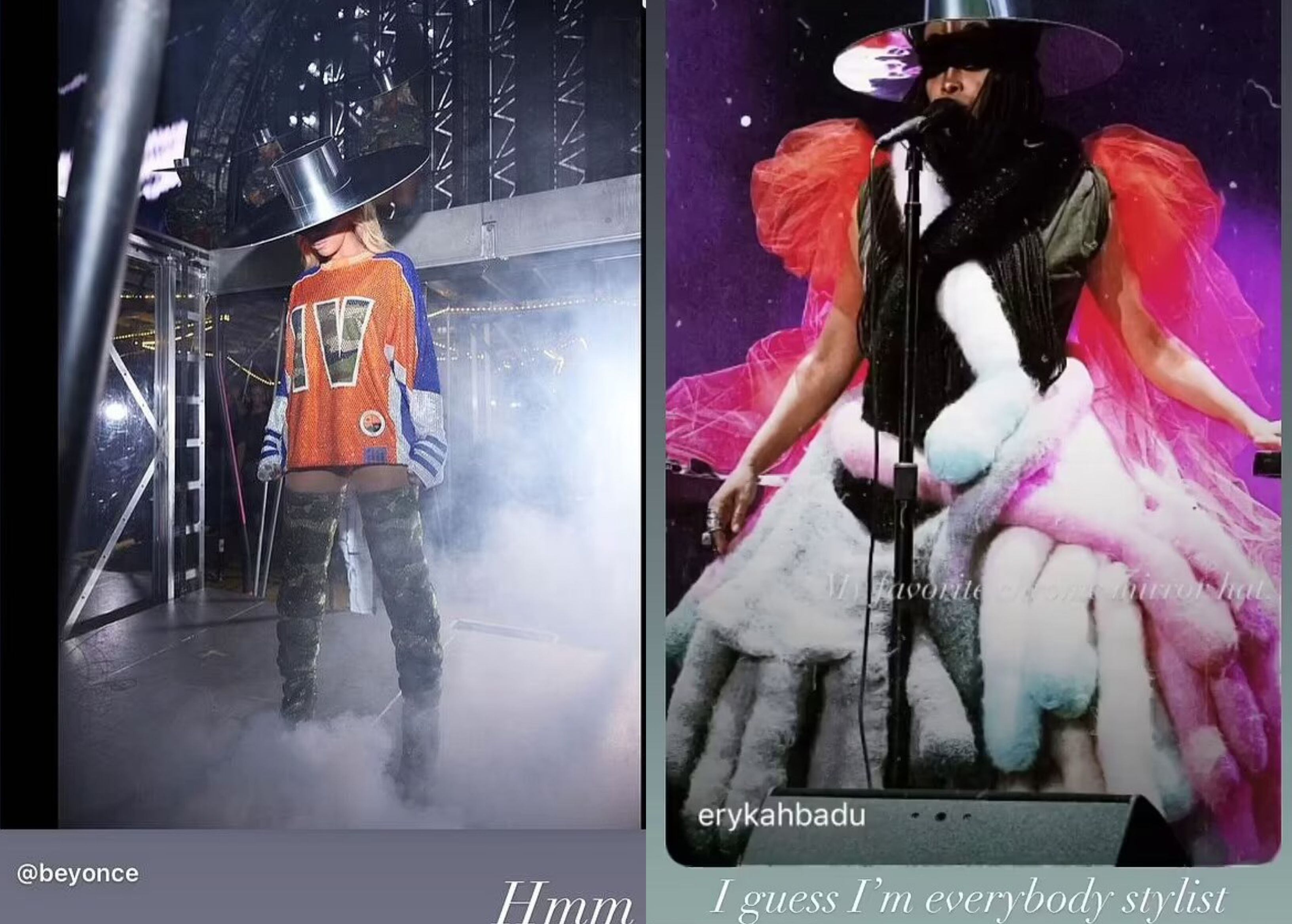 Erykah Badu acusó a Beyoncé de plagiar su ropa en el escenario 
Foto: Instagram/Erykah Badu