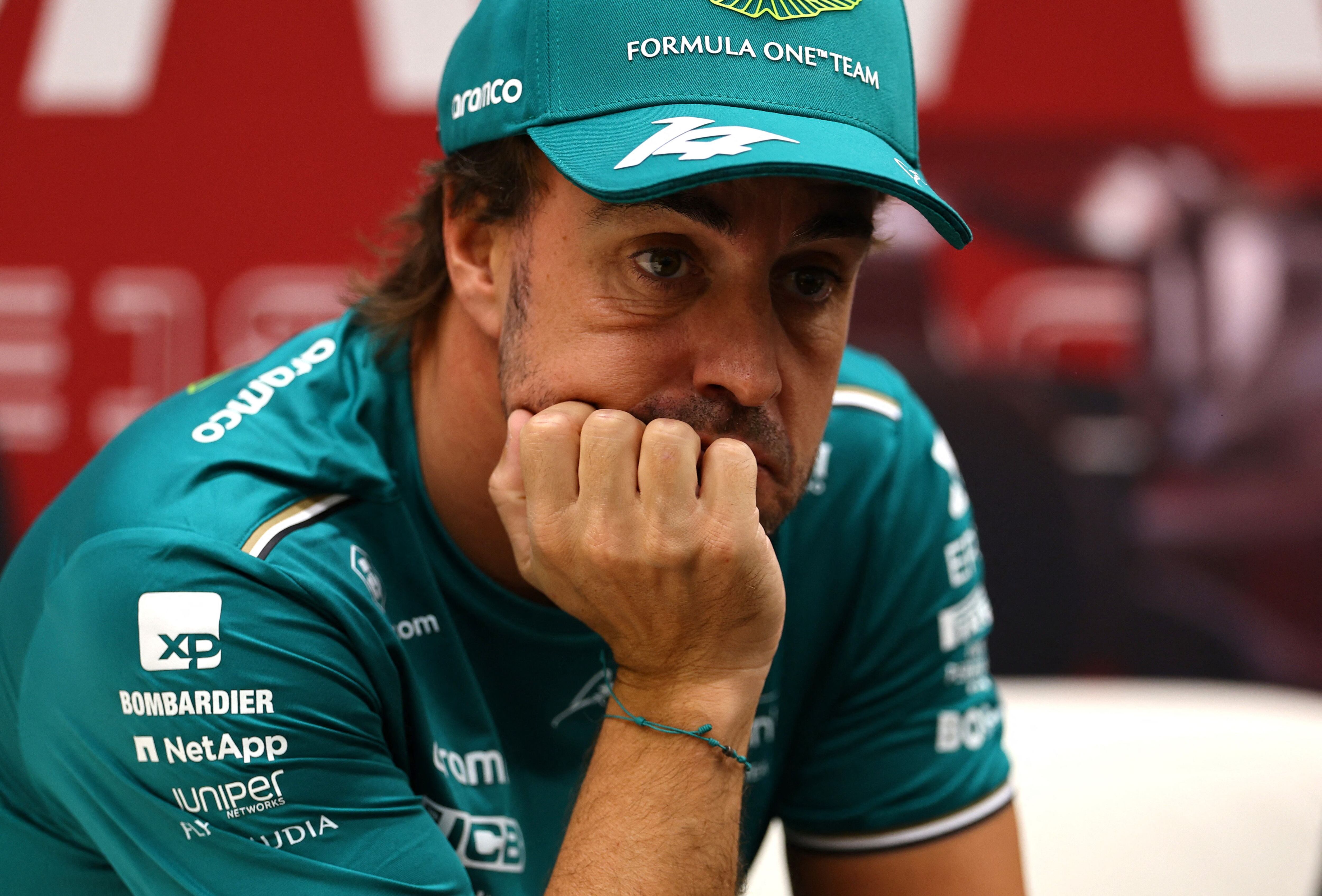 Fernando Alonso en una rueda de prensa en Qatar (REUTERS/Rula Rouhana)