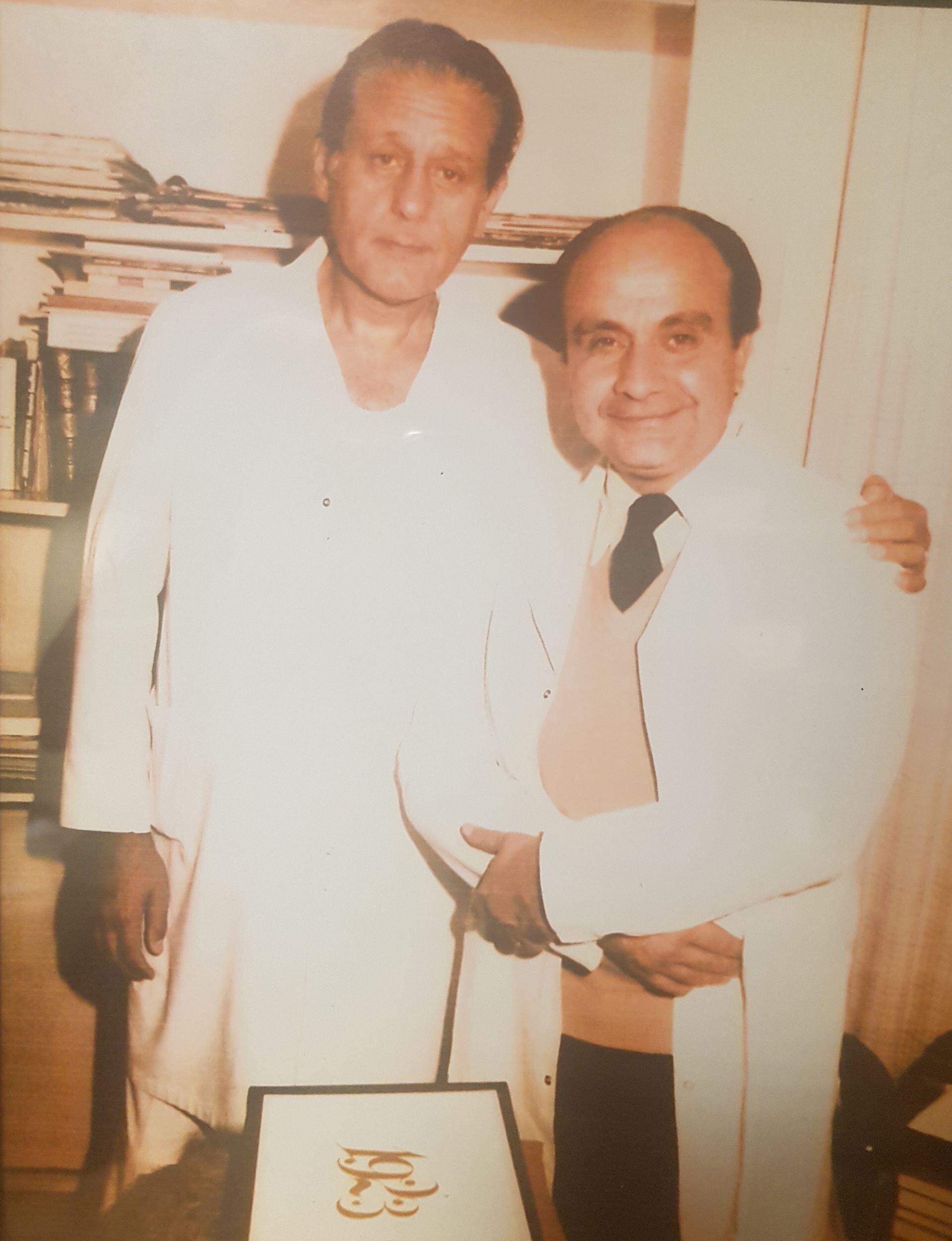René Falavoro y Luis De La Fuente, cuando trabajaban juntos