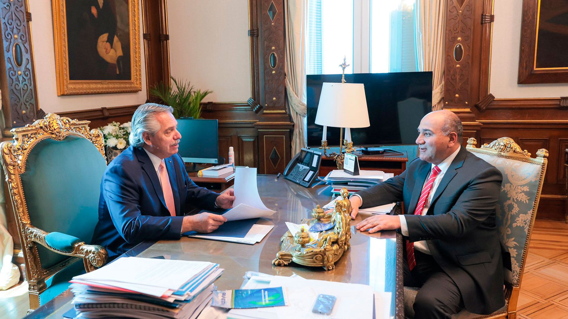 Alberto Fernández Juan Manzur