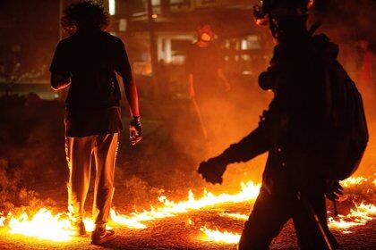 27/03/2021 Barricadas levantadas durante las protestas contar el golpe de Estado en Rangún, Birmania
POLITICA BIRMANIA (MYANMAR)
THEINT MON SOE / ZUMA PRESS / CONTACTOPHOTO 