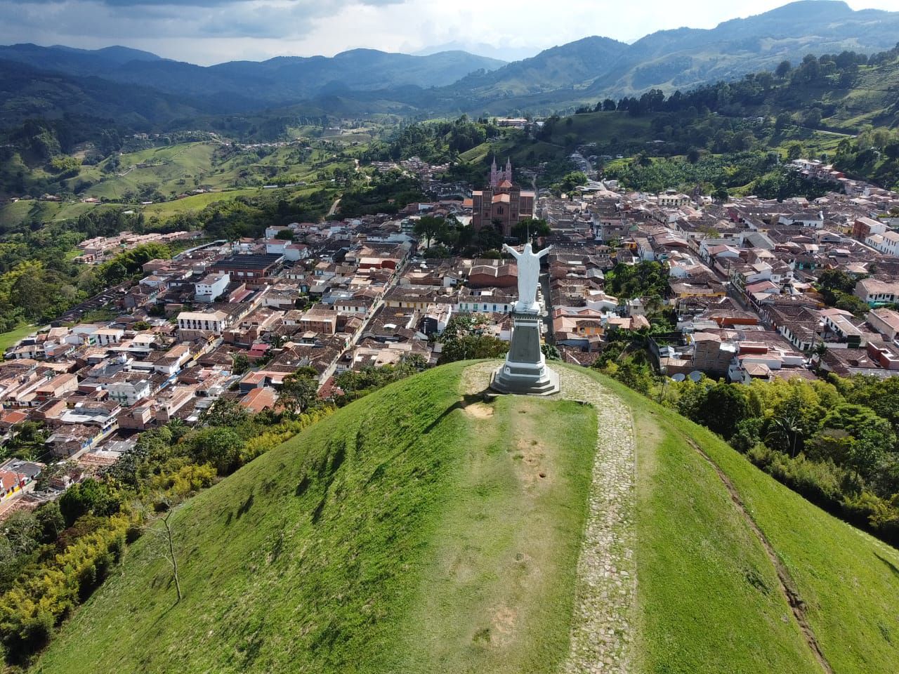 Imagen de archivo de Jericó, en el departamento de Antioquia, municipio nominado a uno de los Mejores Pueblos para el Turismo Rural 2023. / Alcaldía de Jericó.
