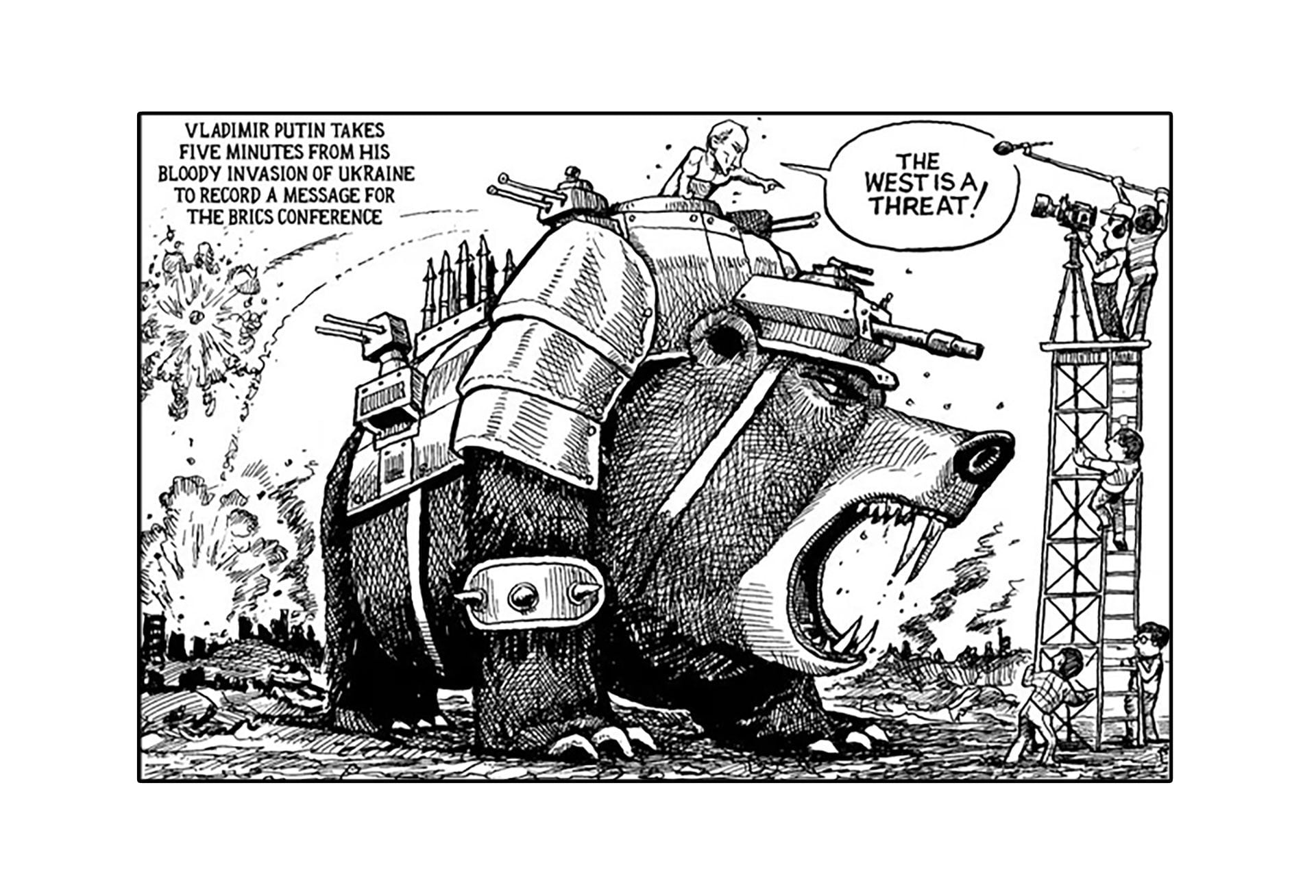 Caricatura: The Economist