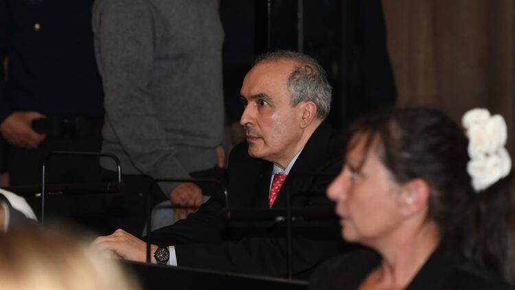 José López durante la lectura del veredicto (Fotos: Maximiliano Luna)