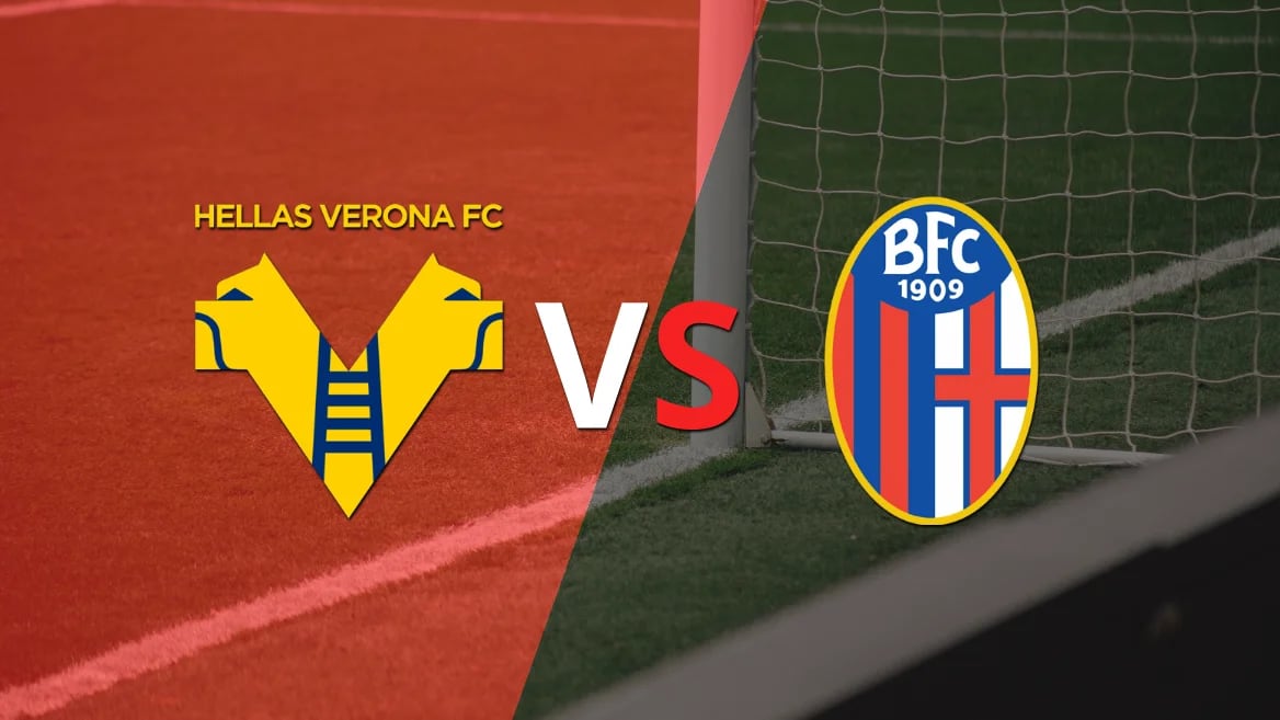Hellas Verona y Bologna igualaron 2 a 2
