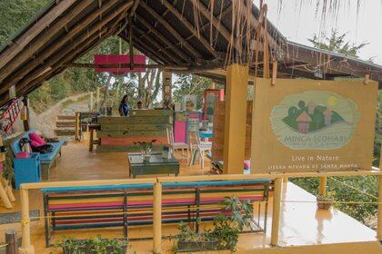 Minca Ecohabs es otro de los lugares de la zona para hacer la ruta del cacao. Foto: Cortesía 
